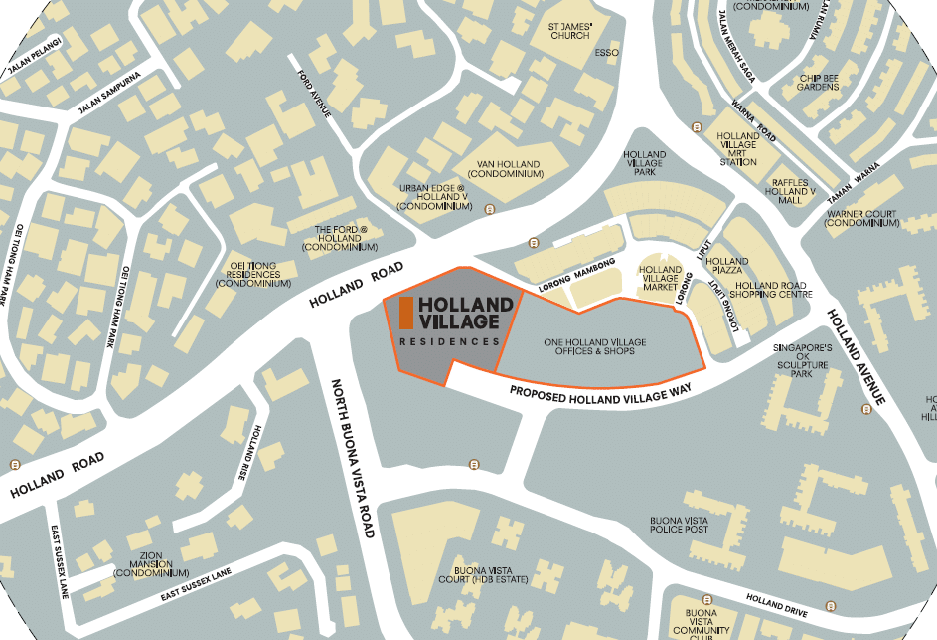 One Holland Village Residences 1 Holland Village Residences Site Location Plan