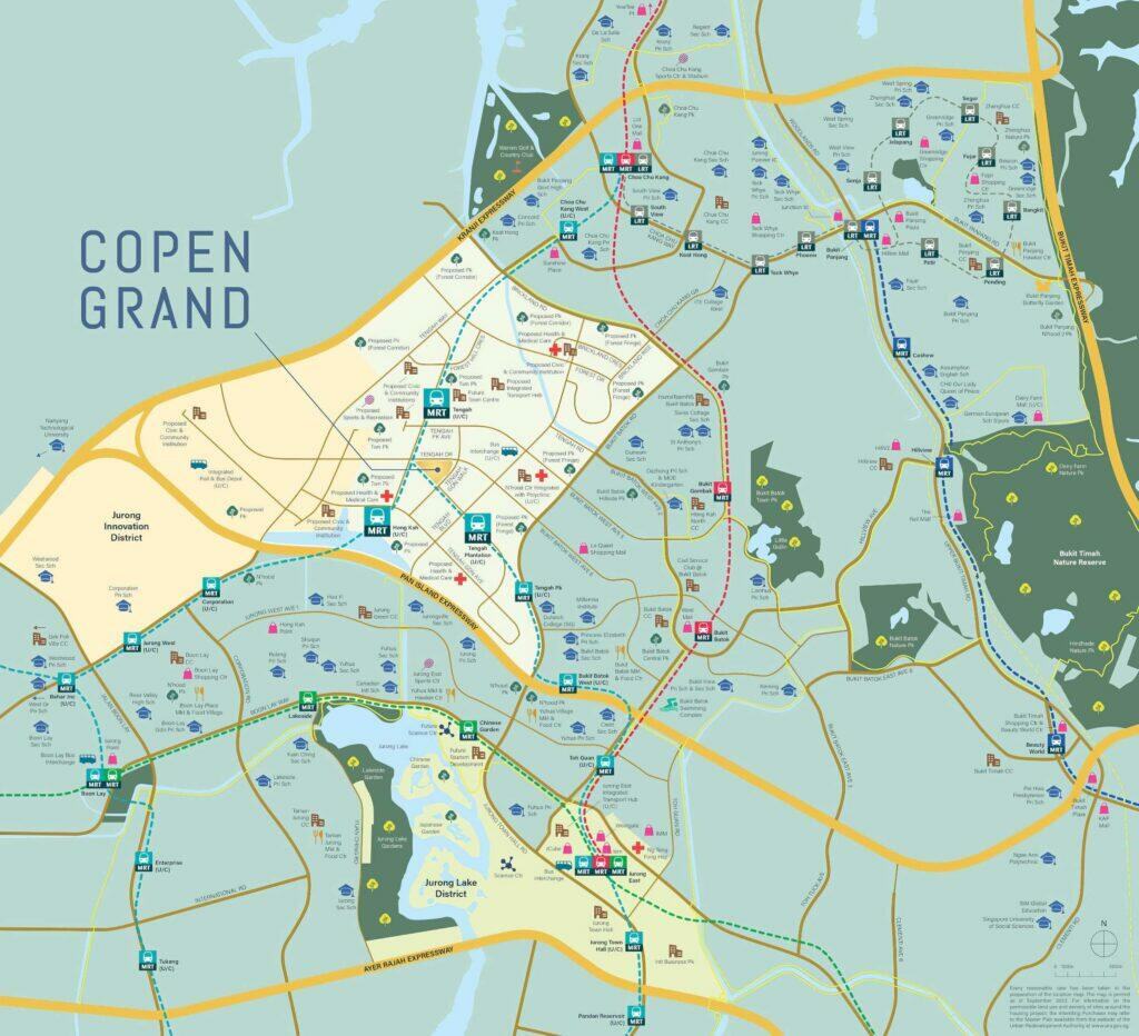 Copen Grand EC Copen Grand Location Map of Amenities condonear.com