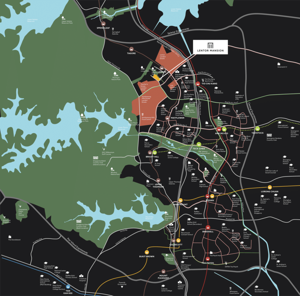 Lentor Mansion Location Map 2