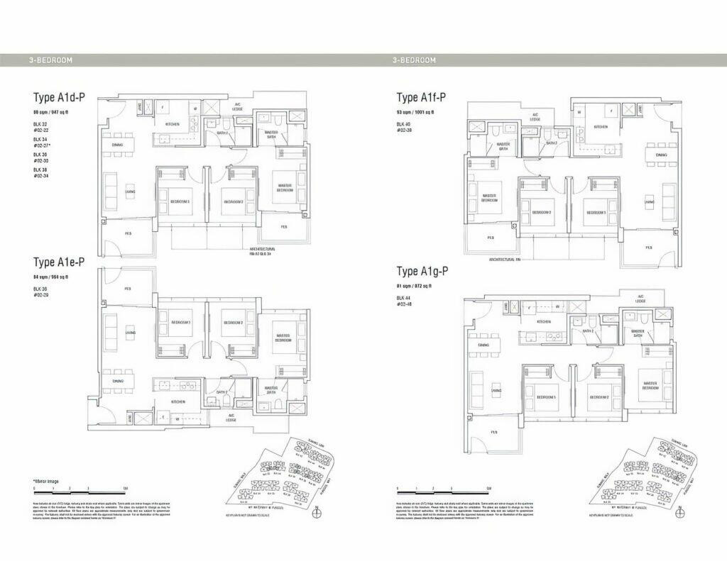 Piermont Grand EC piermont grand floor plan 3 bedroom type a1d p 1024x791 condonear.com