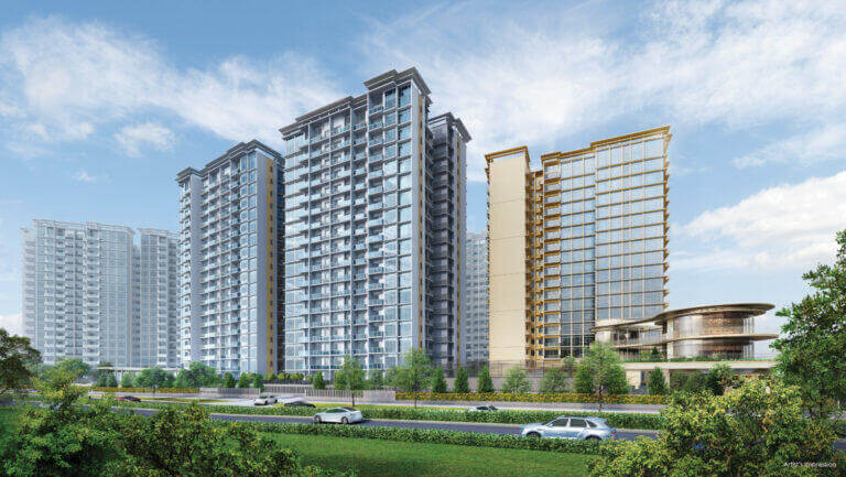 %customfield(project_name)% The Grand Dunman Condominium Front View