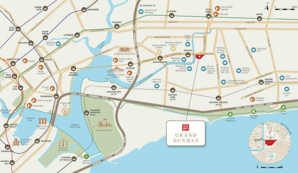 The Grand Dunman Location Map Singapore