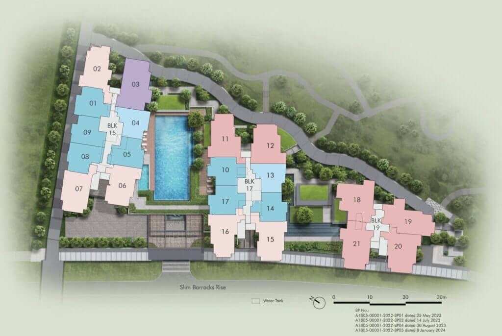 The Hill @ One North Site Plan