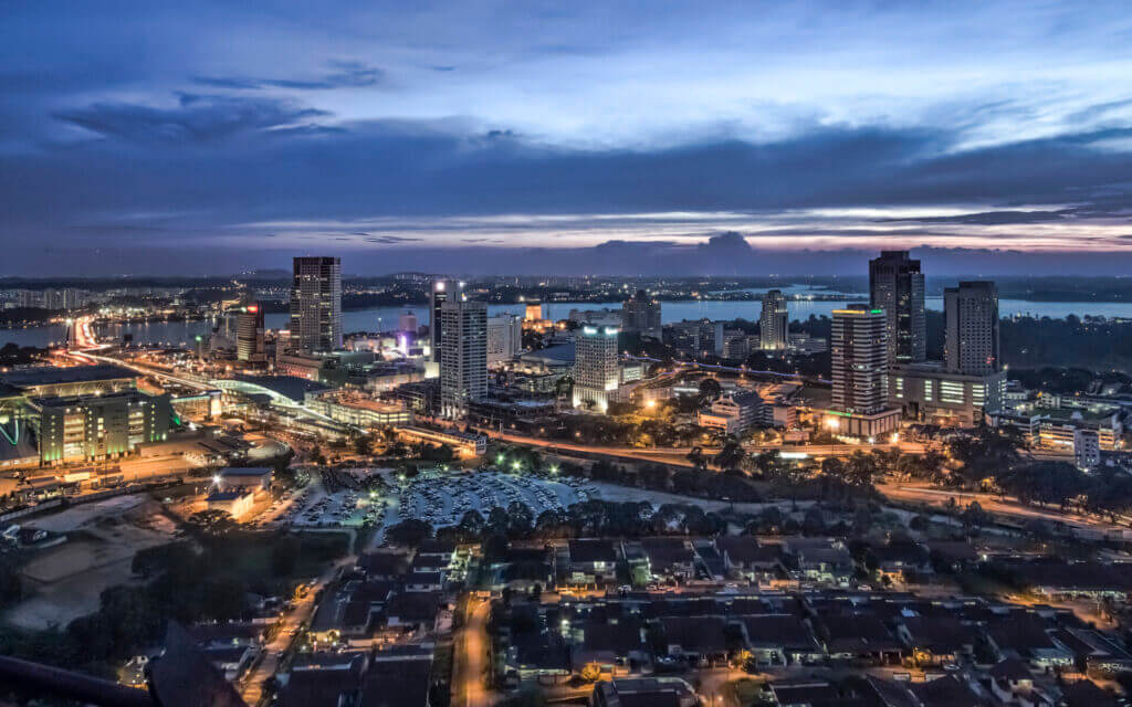 Johor Bahru from Pacific Mall Tower