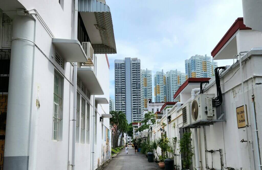 The Tiong Bahru Neighbourhood in Singapore