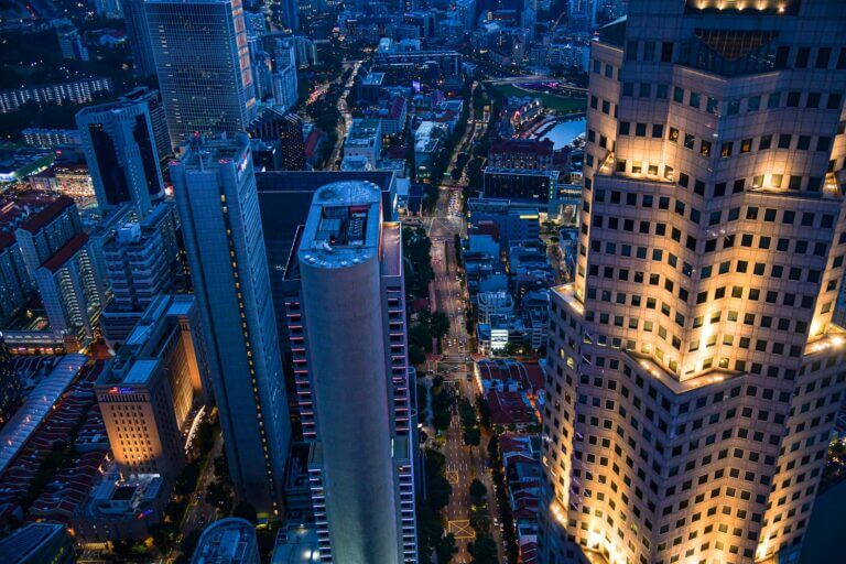 %customfield(project_name)% singapore Illuminated Buildings during Night Time