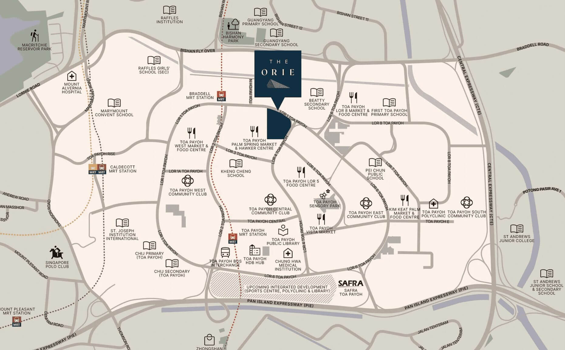 The Orie The Orie Location Map The Orie The Orie Location Map
