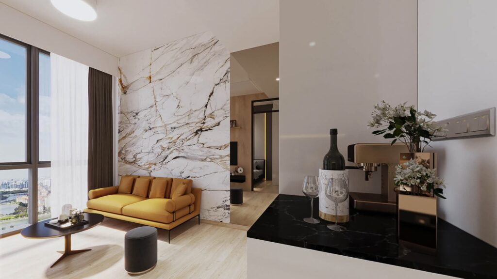 Midtown Bay virtual tour 2 bedrooms upper level