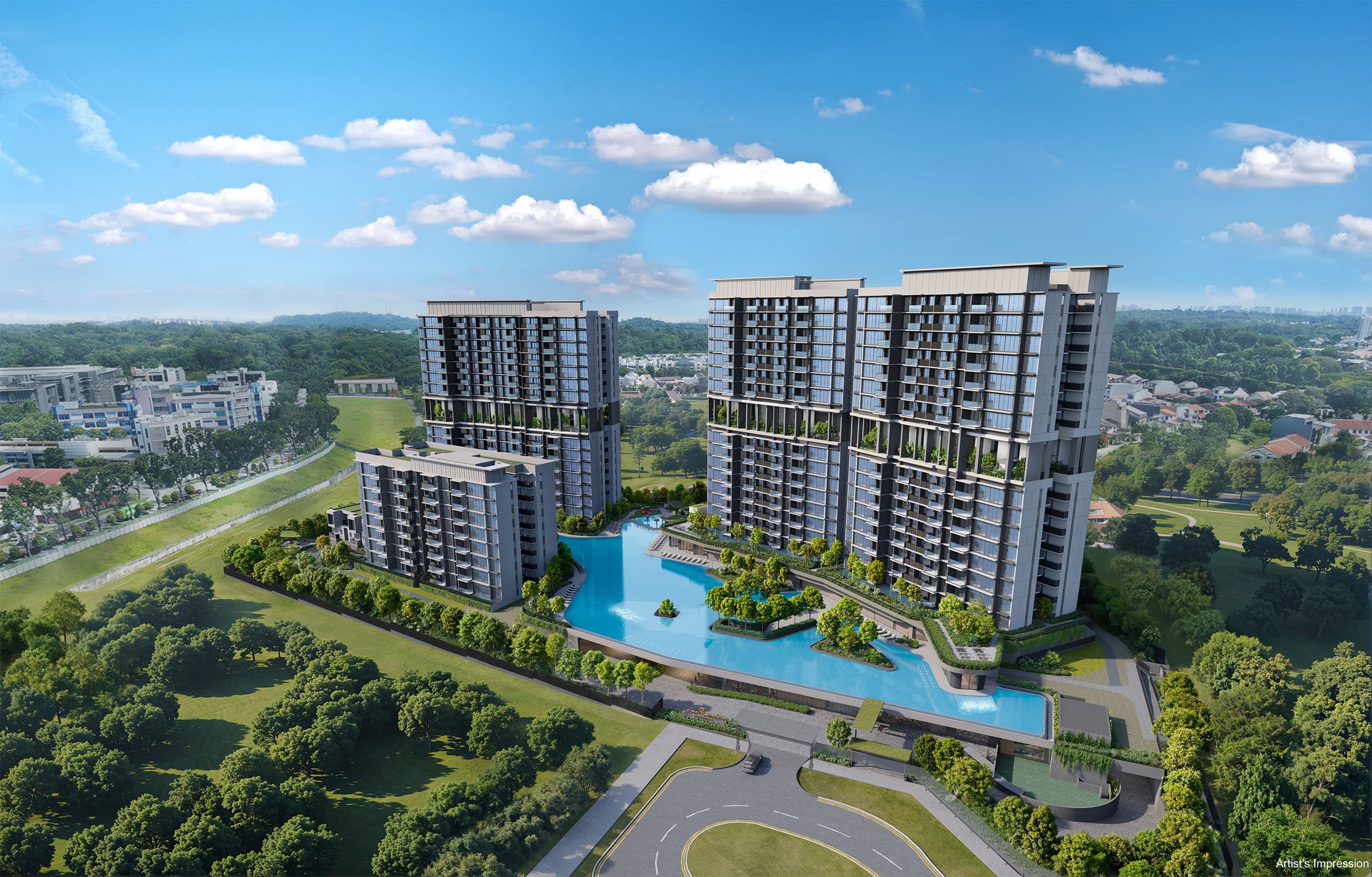 Lentor Gardens Residences exterior view